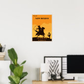 Nieuw Mexico  Wild West Poster (Thuiskantoor)