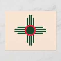 Nieuw-Mexico Zia Zon Kerstdin