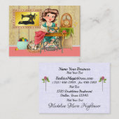 NIEUW Naaien / Naadstress / Mode Visitekaartje (Voorkant / Achterkant)