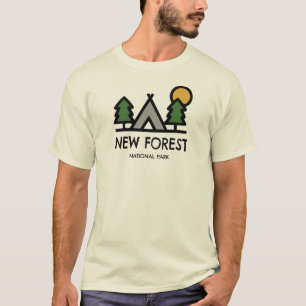 Nieuw nationaal bospark t-shirt