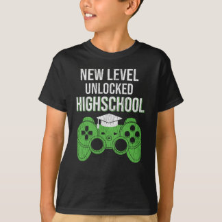 Nieuw Niveau Ontgrendeld Geschenk voor Middelbare T-shirt