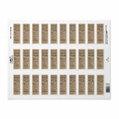 NIEUW Nutriveringseffect van de Maple Syrup van he Etiket (Full Sheet)