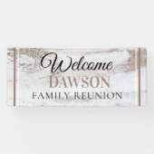 Nieuw ontwerp! CUSTOM Family Reunion banner (Horizontaal)
