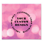 Nieuw ontwerp van Scratch Creëer Uw Eigen Douane Foto Afdruk (Voorkant)