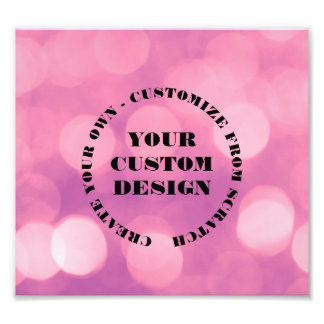 Nieuw ontwerp van Scratch Creëer Uw Eigen Douane Foto Afdruk