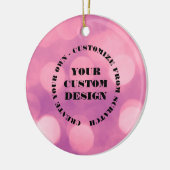 Nieuw ontwerp van Scratch Creëer Uw Eigen Douane Keramisch Ornament (Links)