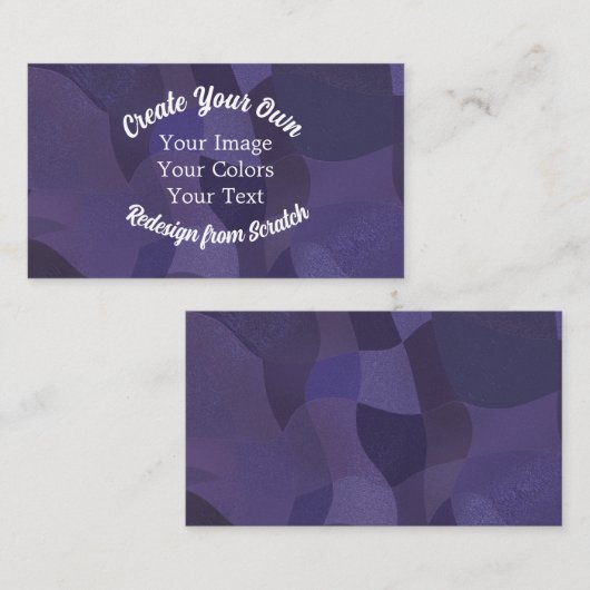 Nieuw ontwerp vanaf krassen - Creëer Uw eigen Informatiekaartje (Voorkant / Achterkant)
