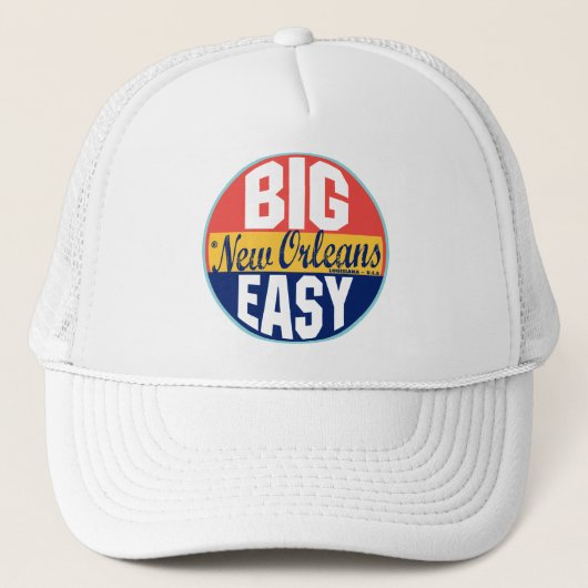 Nieuw orleans  label trucker pet (Voorkant)