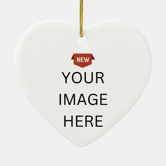 NIEUW! Ornament - Keramisch hart - Custom