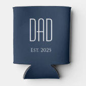 Nieuw pap Vaderdag Simple Blue Blikjeskoeler (Voorkant)