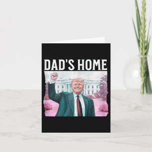 NIEUW! Papa's Home Trump is terug Donkerroze papa' Kaart