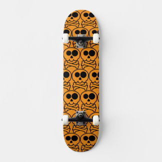 NIEUW - Pastel Cartoon Schedel Skateboard