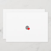 Nieuw Personaliseer Tekst Logo Flat Invitation Kaart (Voorkant / Achterkant)