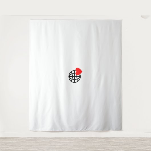 Nieuw personaliseer tekst Logo Tapestry Wandkleed (Voorkant)