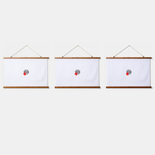 Nieuw Personaliseer Tekst Logo Wood Topped Wall Ta Hangend Wandkleed