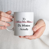 Nieuw PhD Doctor Doctorate Degree School Afstudere Mok