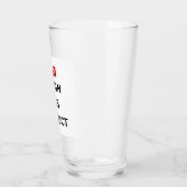 NIEUW! Pint Glas - Maat 16oz - Custom (Links)