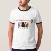 NIEUW! Propositie Lady Ringer T-shirt (Voorkant)