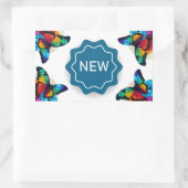 NIEUW RECHTHOEKIGE STICKER (Tas)