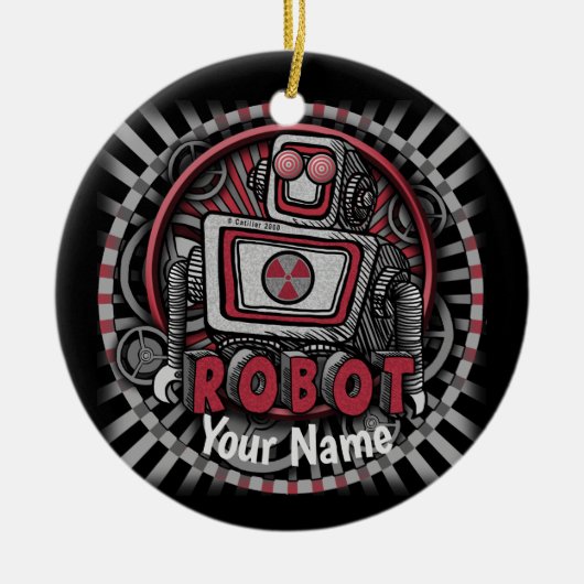 Nieuw Republic Robot ornament (Voorkant)