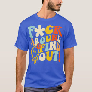 Nieuw Rond en Ontdek T-shirt