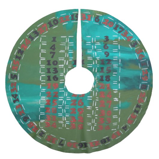 NIEUW ROULETTE MODEL KERSTBOOM ROK (Voorkant)