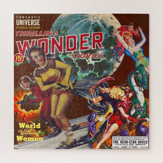 NIEUW!  SCI-FI MAGAZINE THEMA LEGPUZZEL (Verticaal)