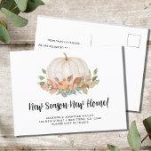 Nieuw Seizoen Nieuw Home Pompoen Herfst Herfst Ver Aankondigingskaart