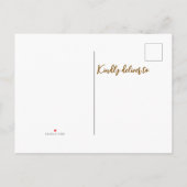 Nieuw Seizoen Nieuw Huis Herfst Bewegende Aankondi Aankondigingskaart (Achterkant)