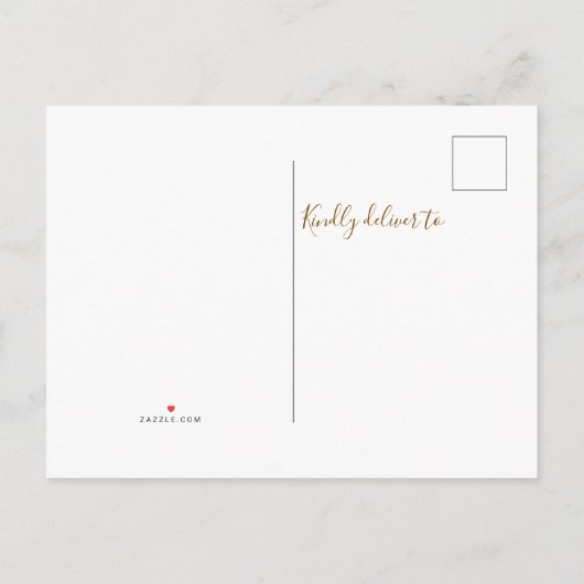 Nieuw Seizoen Nieuw Huis Herfst Foliage Verhuizen Aankondigingskaart (Achterkant)