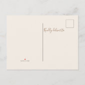 Nieuw Seizoen Nieuw Huis Herfst Pompoen Bewegen Aankondigingskaart (Achterkant)