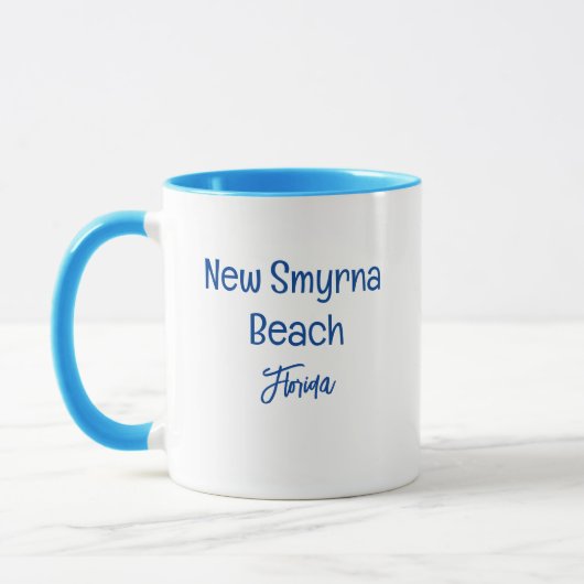 Nieuw Smyrna Beach Florida Coffee Mok (Links)