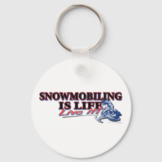 NIEUW-SNOWMOBILING-IS-LEVEN SLEUTELHANGER