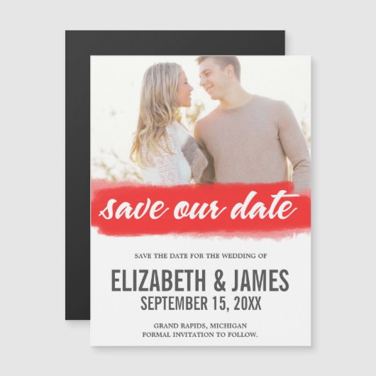 NIEUW sparen de Magnetische Uitnodigingen van de D (Voorkant / Achterkant)