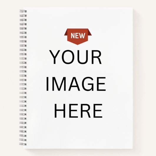 NIEUW! Spiraal Notitieboek 8.5 "x11" Graph - Grijs (Voorkant)