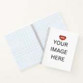 NIEUW! Spiraal Notitieboek 8.5 "x11" Graph - Grijs (Binnen)