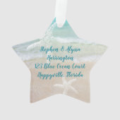 Nieuw startpunt eerste kerststaarten ornament (achterkant)