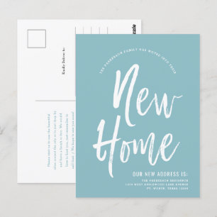 Nieuw startpunt Minimale Robin Egg Blue Nieuw Briefkaart