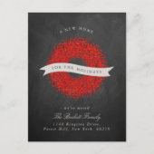 Nieuw startpunt voor de Feestdagen | Modern Chalkb Aankondigingskaart (Voorkant)