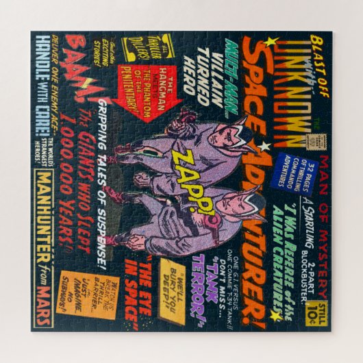 NIEUW!  STRIPTHEMA LEGPUZZEL (Horizontaal)