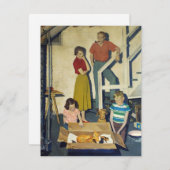 nieuw strooisel Kittens Feestdagenkaart (Voorkant / Achterkant)