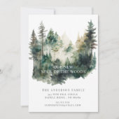 Nieuw stuk bos, Nieuw adres Aankondiging (Voorkant)