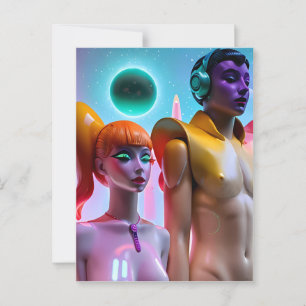 Nieuw Synthetisch Vlees Briefkaart