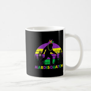 Nieuw T-shirt Bigfoot Mardi Gras Sasquatch Orleans Koffiemok