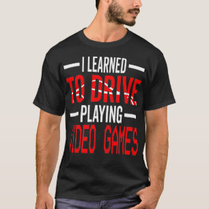 Nieuw t-shirt voor rijbewijs dat is geleerd om af