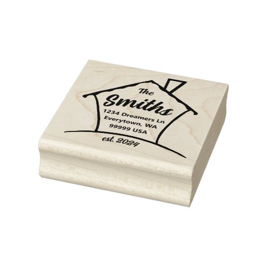 Nieuw Thuis Rubberstempel (Stempel)
