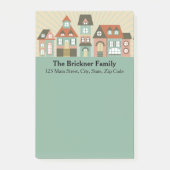 Nieuw thuisadres Aangepaste notebooks Post-it® Notes (Voorkant)