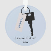 Nieuw tienermeisje ornament (achterkant)