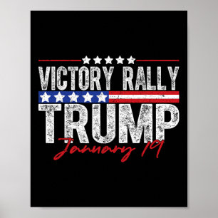 NIEUW! Trump Victory Rally Mega Historic De laatst Poster