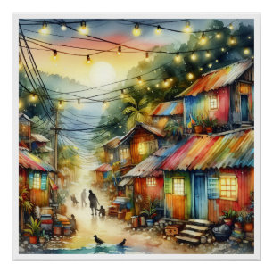 NIEUW Uniek HAÏTI, Aruba, Antigua Perfect Poster